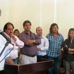 Junto al jefe comunal estuvieron presentes autoridades provinciales, así como gran parte del gabinete ejecutivo municipal