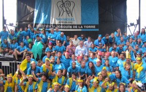 Joaquín de la Torre estuvo presente en el acto de cierre las colonias