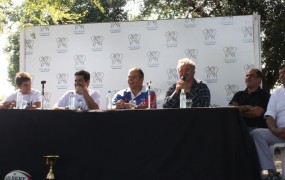 Joaquin de la Torre estuvo presente en una charla y clínica de transmisión de valores del rugby en el Club Indios