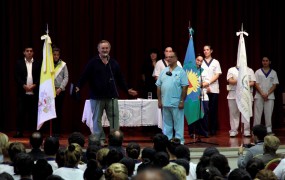 Joaquín de la Torre inauguró nuevas instalaciones en la Escuela de Enfermería de San Miguel