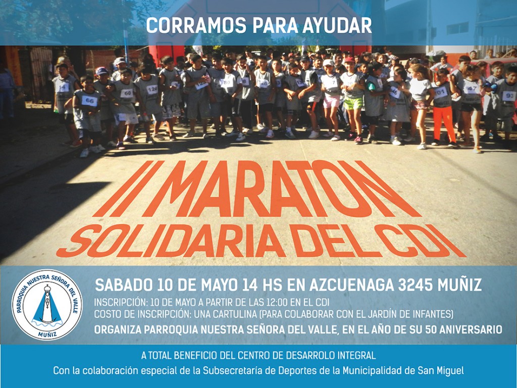 II Maratón Solidaria del C.D.I. (Centro de Desarrollo Integral)