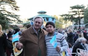 Joaquin de la Torre estuvo presente en el acto del 25 de Mayo