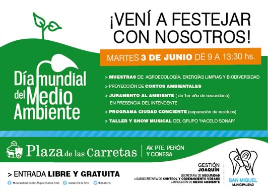 San Miguel organiza jornada de concientización por el Día Mundial del Medioambiente