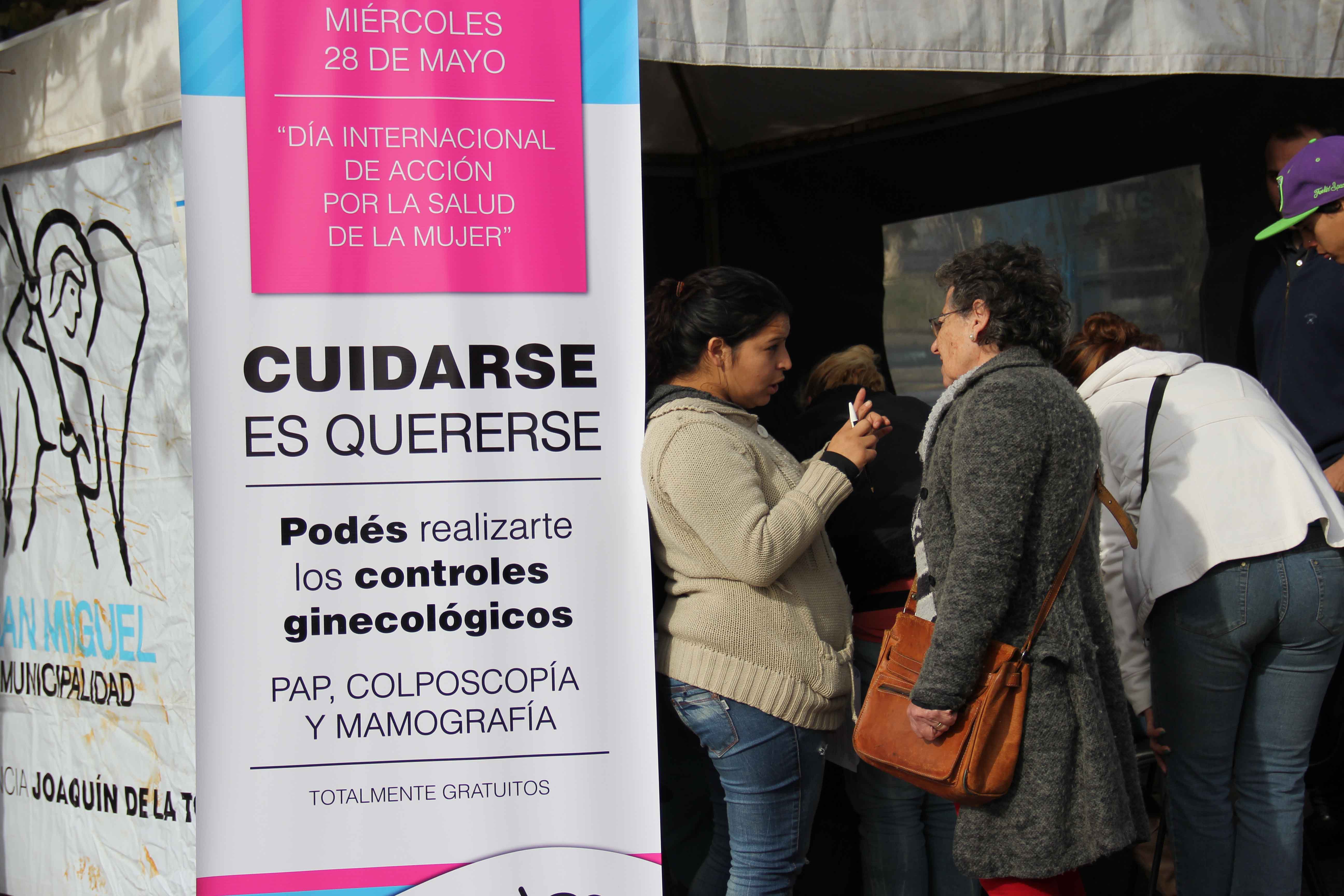 San Miguel organizó jornada por el Día de Acción por la Salud de la Mujer