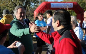 Joaquín de la Torre estuvo presente en la maratón