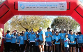 San Miguel organizo la 1 maratón de postas