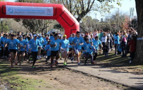 Se trató de una maratón solidaria por la Donación de Órganos realizada en el corredor aeróbico de Bella Vista, en la que participaron más de 700 personas