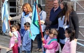 Una nueva aula fue inuagurada en un jardín del barrio Trujui