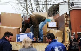 La donación partió para la Ciudad de Alvear en Corrientes