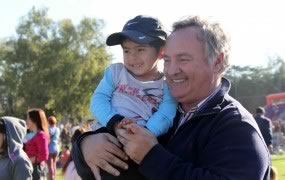 Joaquin de la Torre participó de una verdadera fiesta para los niños que estuvo repleta de juegos, premios y espectáculos