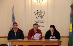 Participaron del acto, Joaquín de la Torre, Fernando Inzaurraga y María Rosa Silva