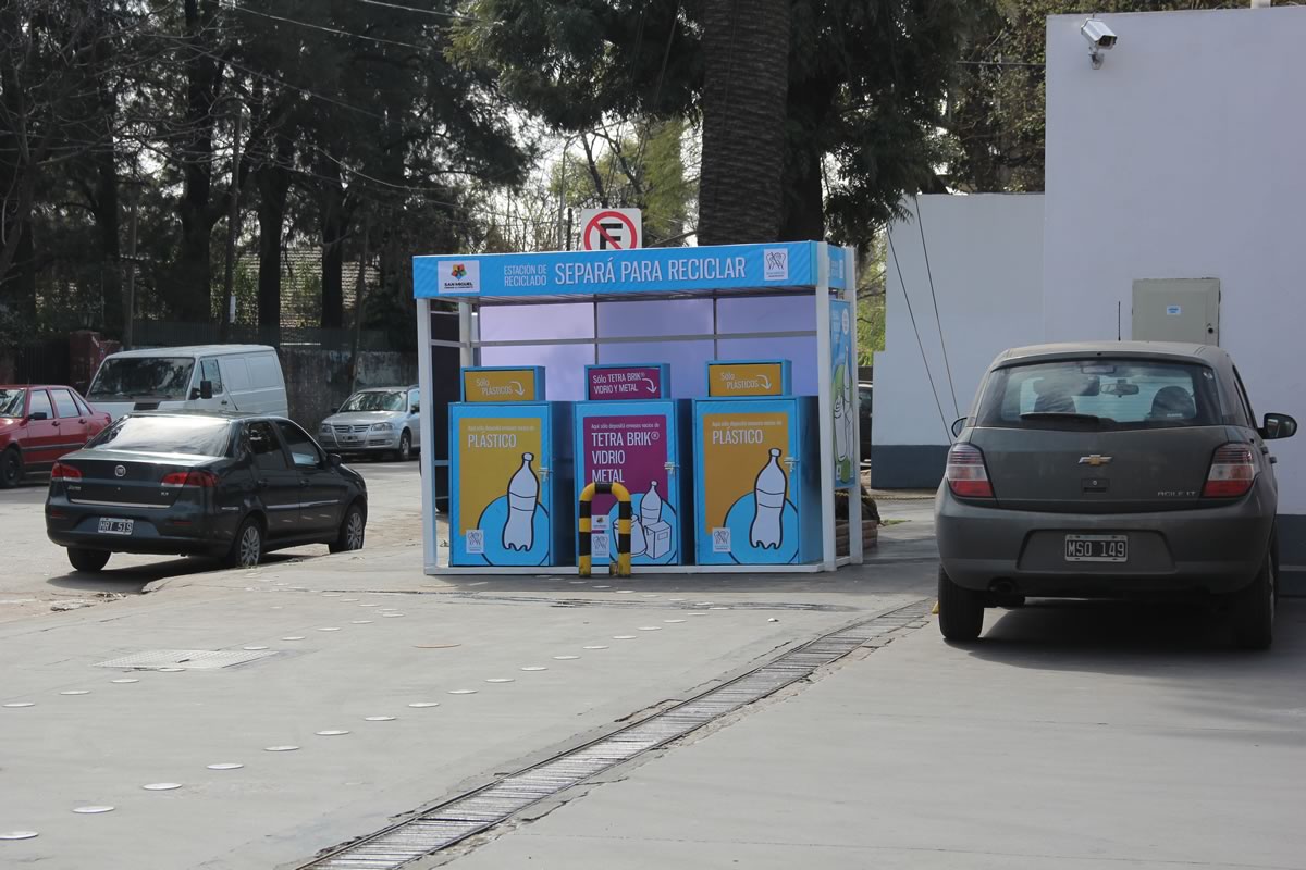 Nuevas estaciones de reciclado en San Miguel.