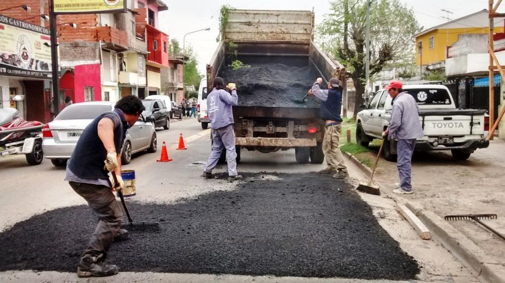 Seguimos reparando las calles del Partido de San Miguel