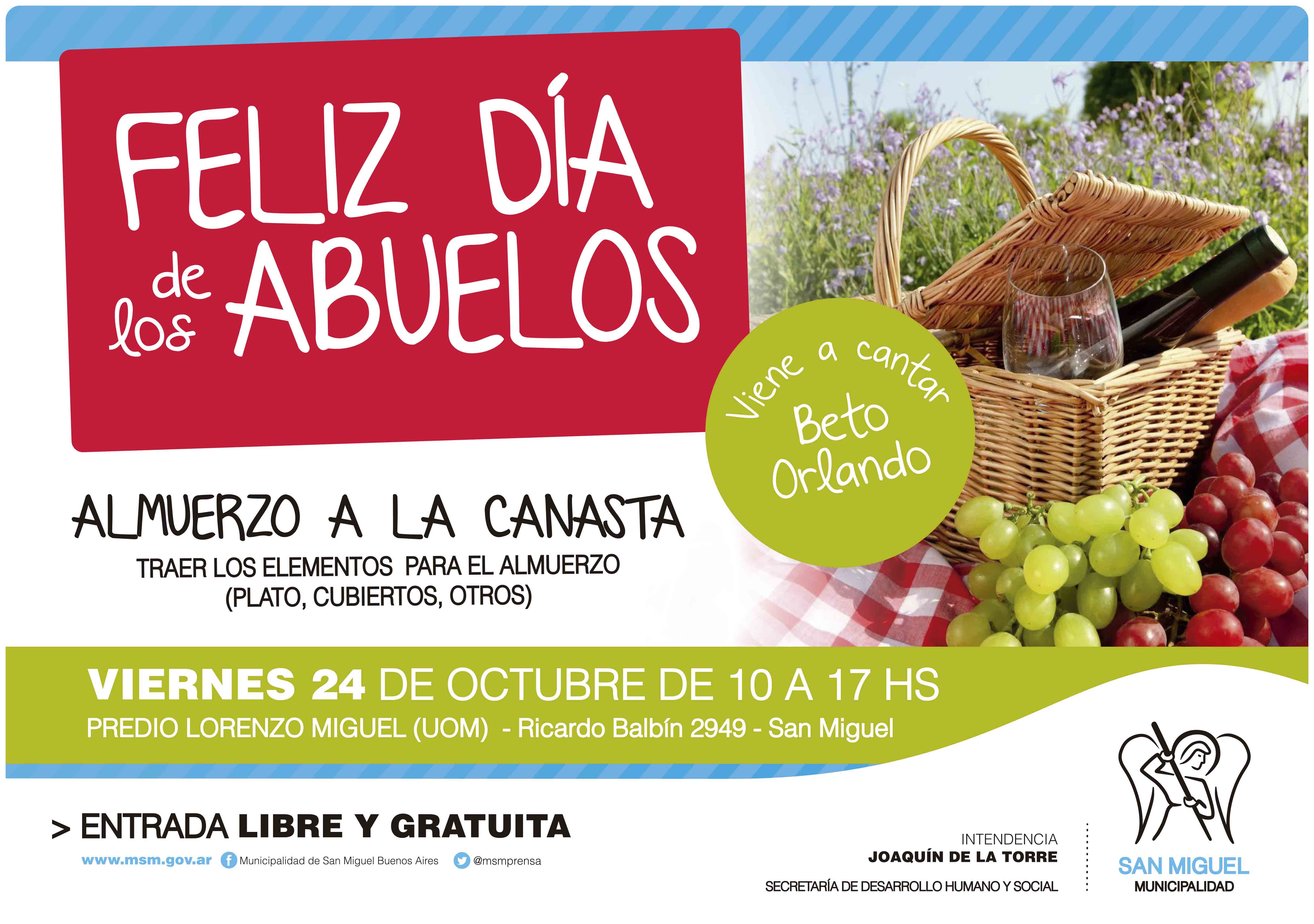 San Miguel festeja mañana el Día Internacional del Adulto Mayor