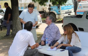 Joaquín atendió una vez más los reclamos de los vecinos personalmente