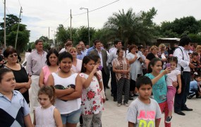 Cientos de vecinos participaron de la inauguración