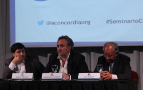 El Intendente de San Miguel y Presidente de Concordia presentó el seminario junto a los expositores