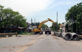 El corte durará hasta la finalización de la obra