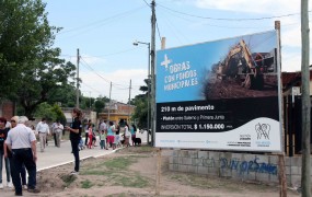 La obra se realizó con fondos municipales