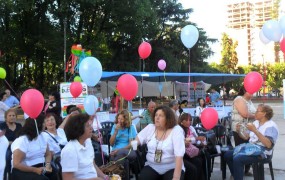 Se realizó la tradicional suelta de globos
