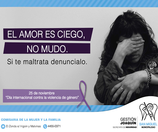 Día internacional contra la violencia de Género
