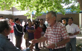 Horacio Cugnata, en pleno operativo
