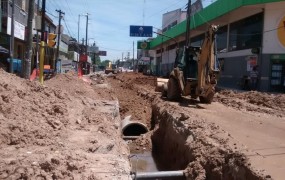 Uno de los tramos de la obra de Ferreyra