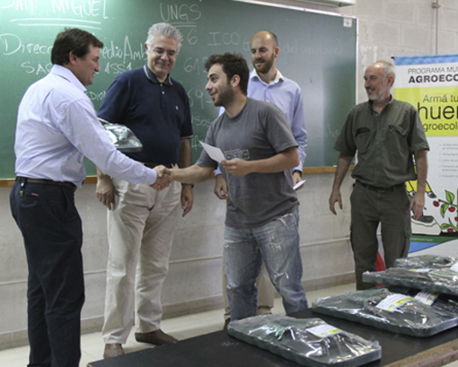 Cierre anual del curso de promotores de huertas agroecológicas