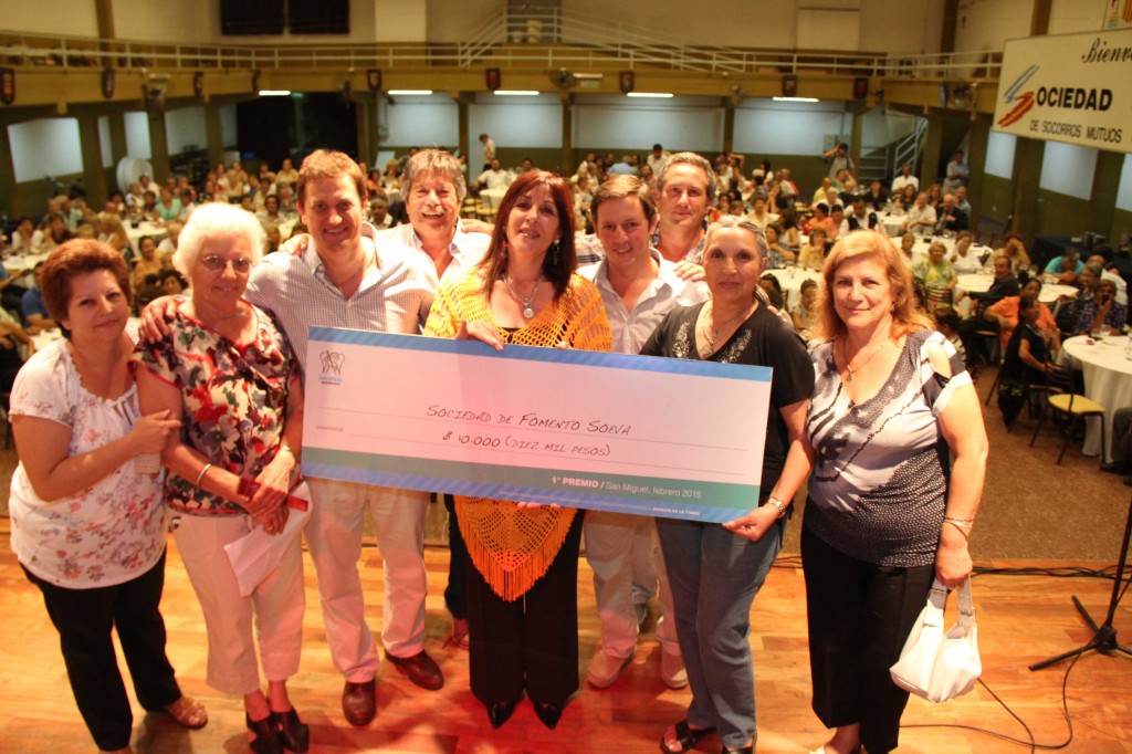 El primer premio fue para la sociedad de fomento SOEVA
