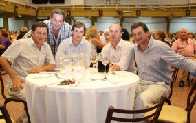 Max Perkins, Jaime Méndez, Pablo de la Torre, Cristián Méndez y Héctor Calvente en la entrega de premios