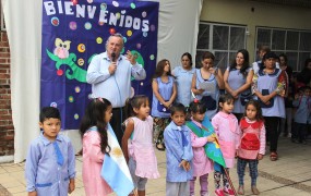 El jefe comunal inauguró el ciclo lectivo 2015 en el jardín 915