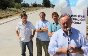 Son 450 metros de pavimento