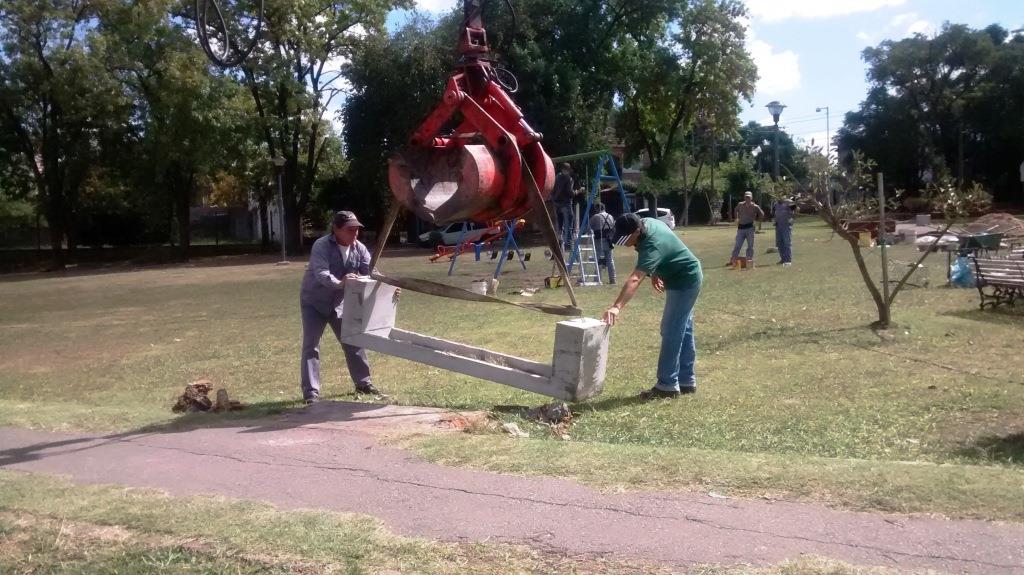 Continuamos con la puesta en valor de los espacios públicos