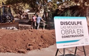 Compactación del terreno sobre la cañería