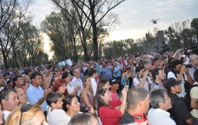 Hubo una multitud en el polideportivo Bella Vista