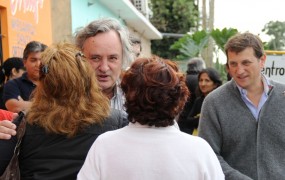 Joaquín supervisó junto a Max Perkins el programa comercios seguros