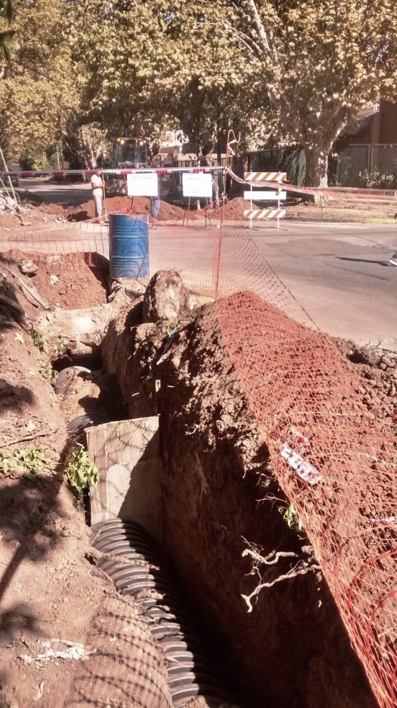 La cañería discurrirá por la calle Pardo