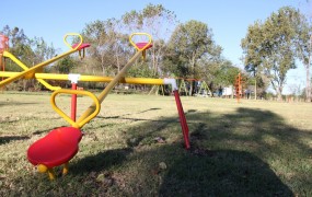 La nueva Plaza en el Polideportivo de Bella Vista