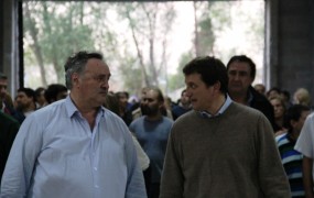 El jefe comunal, acompañado del secretario de seguridad, recorrió las instalaciones del centro operativo logístico