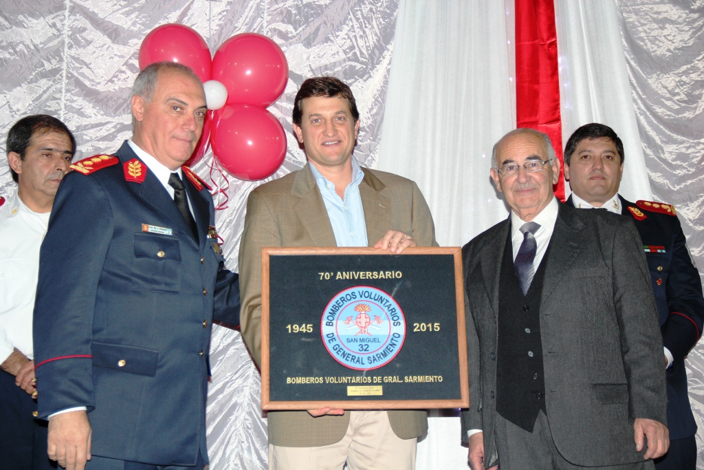 Festejo por el 70° Aniversario del cuerpo de Bomberos voluntarios de General Sarmiento