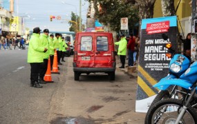 En San Miguel Centro se realizó una jornada de educación vial