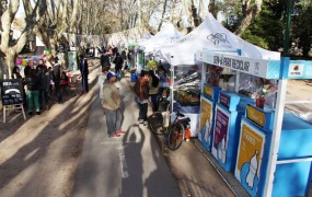 En la Feria hubo un ecopunto de reciclado y distintos stands de medio ambiente