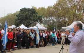 Joaquín habló de cambiar hábitos y costumbre para un mundo sustentable