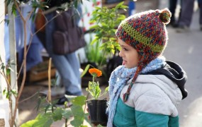 La Feria se realizó en el corredor aeróbico Municipal y participaron distintas familias de San Miguel