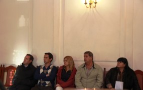 Pablo de la Torre, Luis Pradal, María José Tedeschi, Fernando Inzaurraga y María Rosa Silva participaron del acto