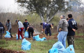 Se realizaron trabajos intensivos de limpieza a la vera del Río Reconquista