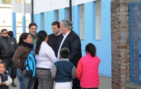 Joaquín dialogó con las familias de la escuela 39