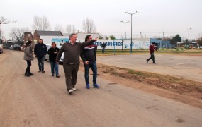 Joaquín recorrió las carpetas asfálticas en Santa Brígida