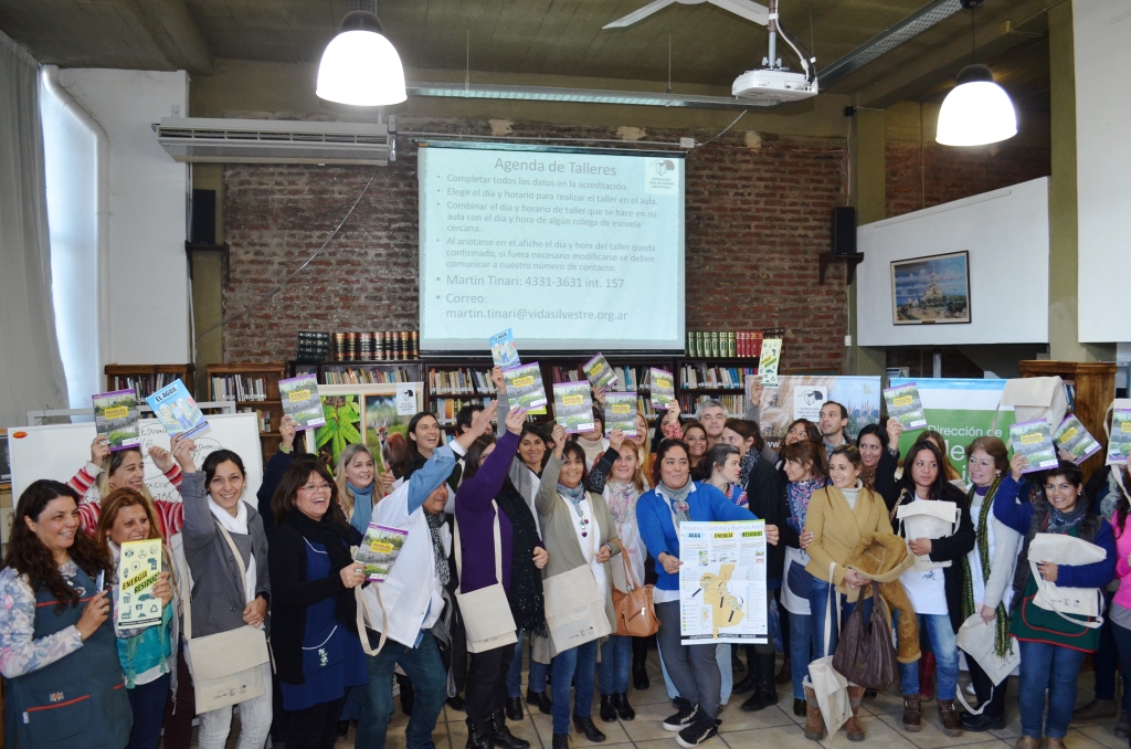 Junto a la Fundación Vida Silvestre Argentina, se capacitó a docentes en Educación Ambiental