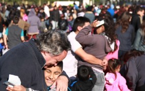 El jefe comunal saludó a los chicos